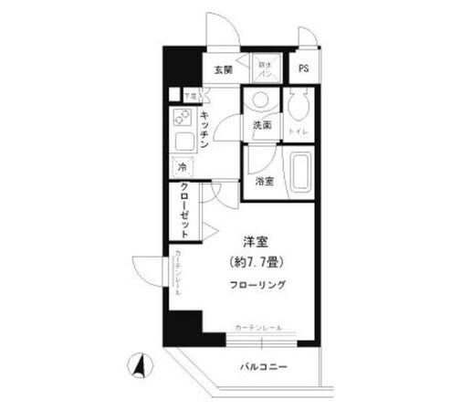 東明マンション新東の物件間取画像